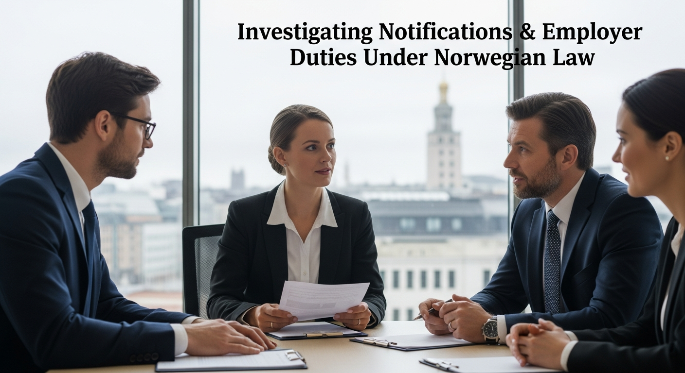 Investigating Notifications & Employer Duties Under Norwegian Law