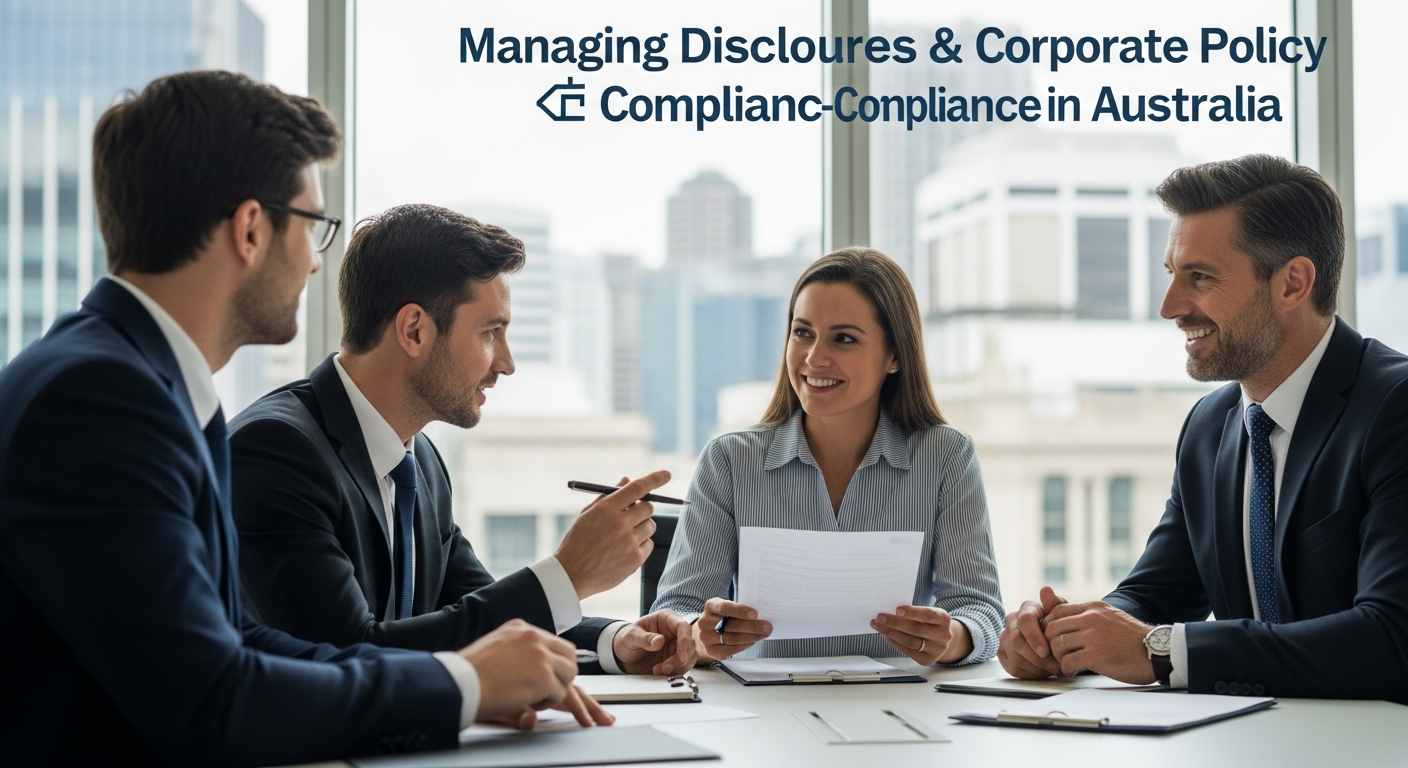 Managing Disclosures & Corporate Policy Compliance in Australia